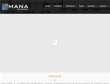 Tablet Screenshot of manainv.com